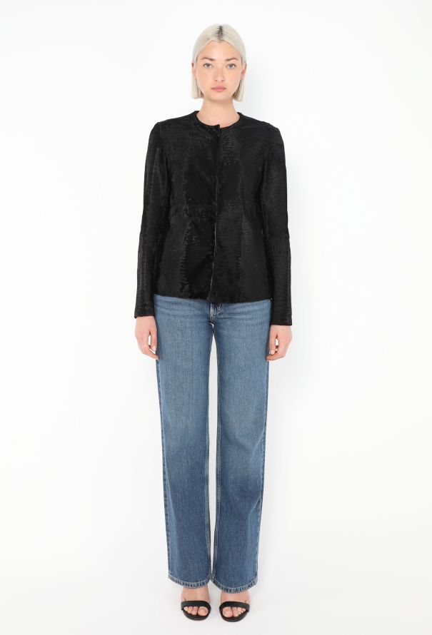 Prada F/W 1998 Broadtail Tailored Jacket - 4