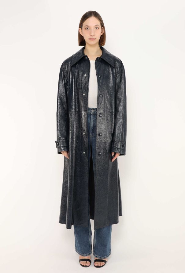 Jil Sander F/W 2024 Oversized Deerskin Trench Coat - 1 Jil Sander F/W 2024 Oversized Deerskin Trench Coat - 1