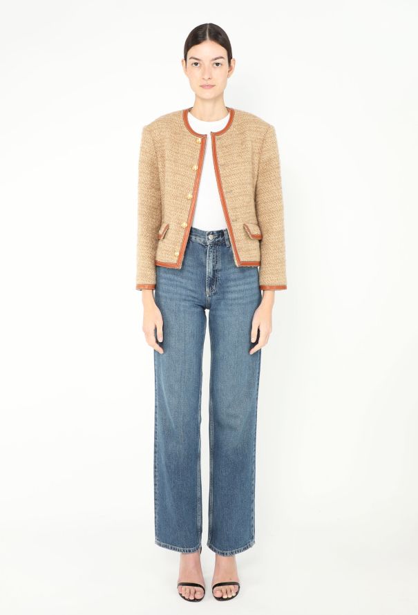 Céline 2021 Embossed Bouclé Jacket - 3