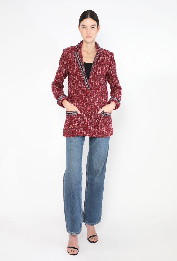 Chanel 2017 Braided Trim Tweed Jacket - 2