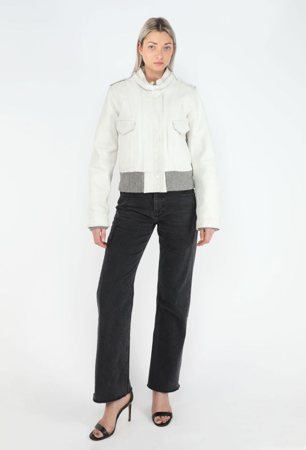 Balenciaga Collector F/W 2004 Leather Bomber Jacket - 3