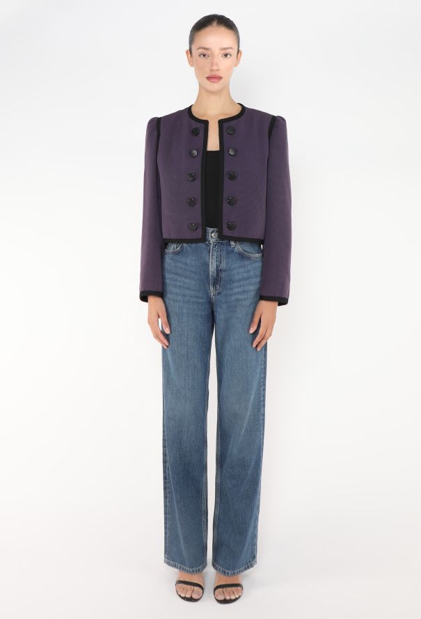 Saint Laurent Late '70s Russian Cropped Jacket - 2