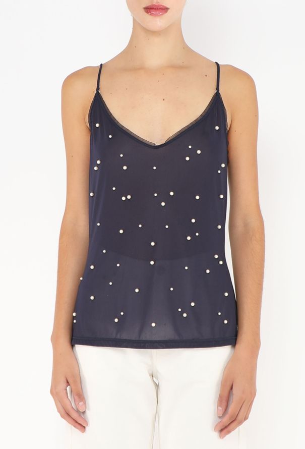 Chanel 2014 Pearl 'CC' Camisole - 1