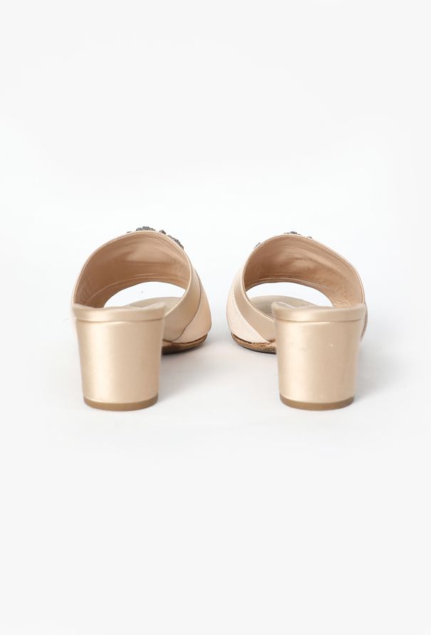 Manolo Blahnik 2020 Martanew Embellished Mules - 4