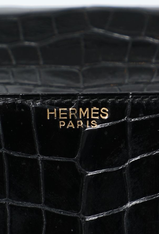 Hermès RARE 1955 Porosus Kelly 'Chaîne d'Ancre' 36cm - 11