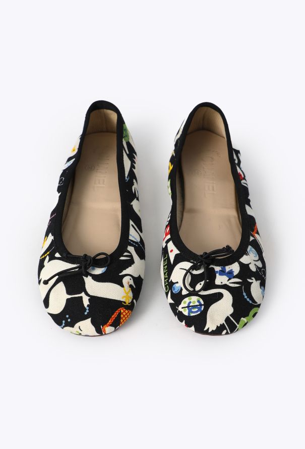 Chanel 2007 Printed Ballerina Flats - 2