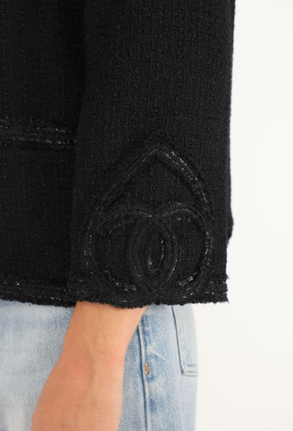 Chanel Tweed Classic Trim 'CC' Jacket - 5