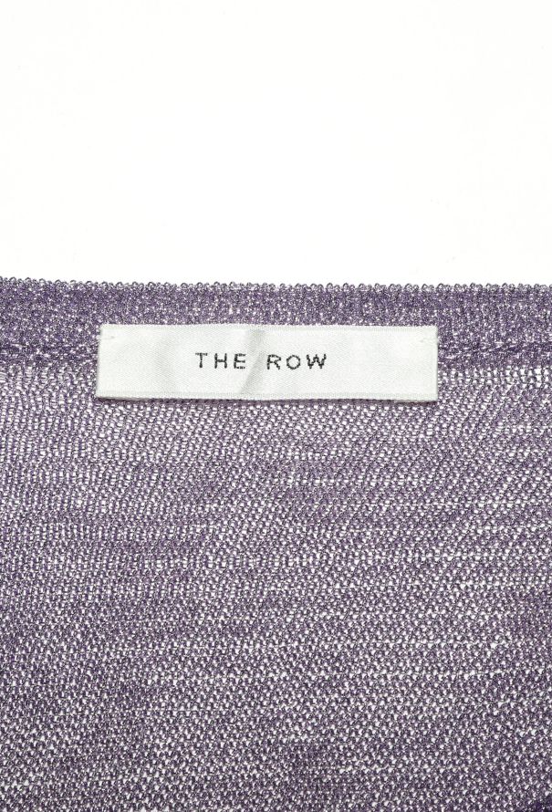 The Row Pre-Fall 2022 Asymmetrical Lurex Giro Top - 7