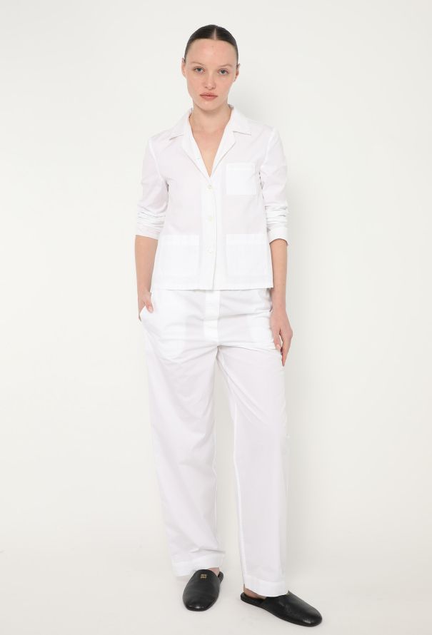 Miu Miu Poplin Pajama Top, F/W 2024 - 5