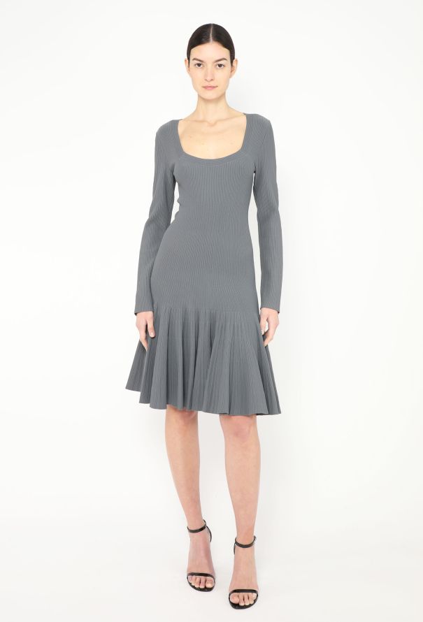 Alaïa Fluted Skater Dress - 1