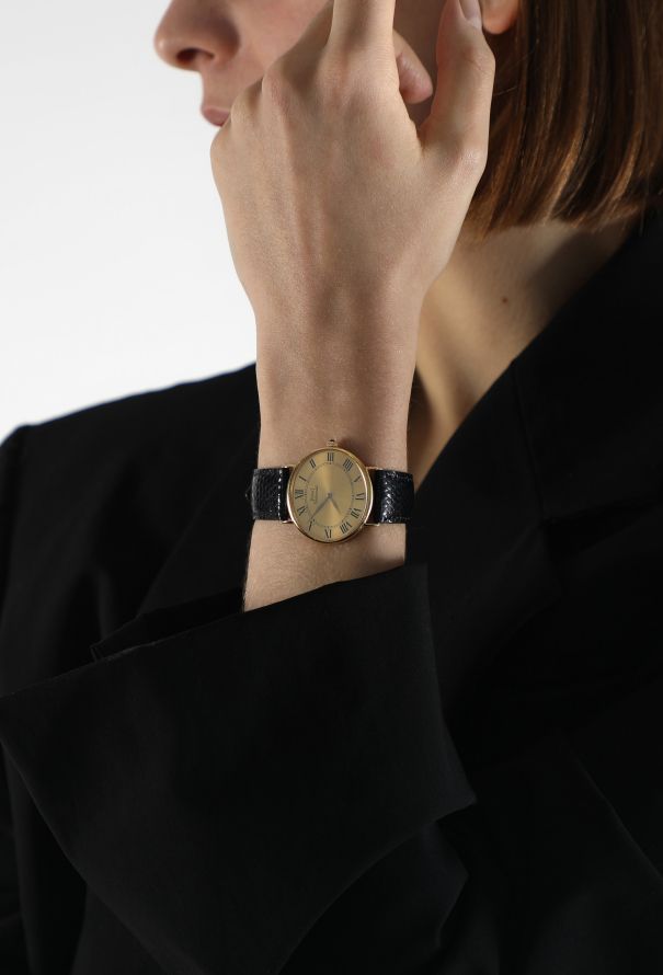 Piaget Vintage 18K Yellow Gold  Ellipse Watch - 2