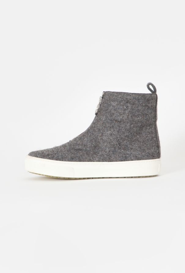 Céline F/W 2014 Felted Zip Boots - 5 Céline F/W 2014 Felted Zip Boots - 5