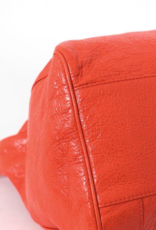 Balenciaga Orange Lambskin Velo Bag - 10 Balenciaga Orange Lambskin Velo Bag - 10