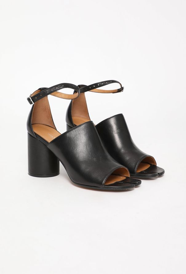 Maison Margiela Leather Tabi Sandals - 4 Maison Margiela Leather Tabi Sandals - 4