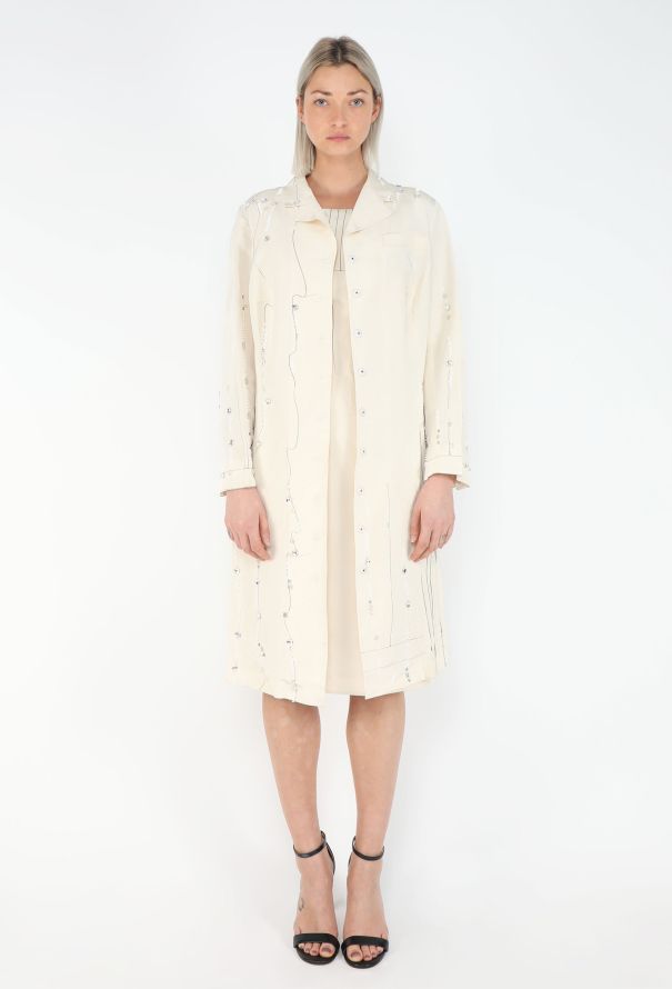 Prada S/S 2006 Embellished Coat & Dress Ensemble - 6