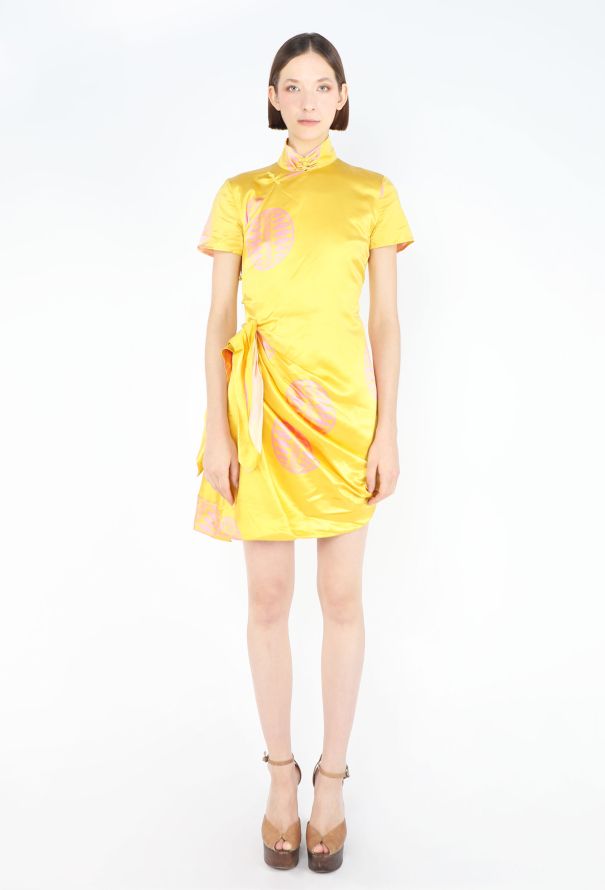 Miu Miu S/S 2003 Draped Qipao Dress - 3