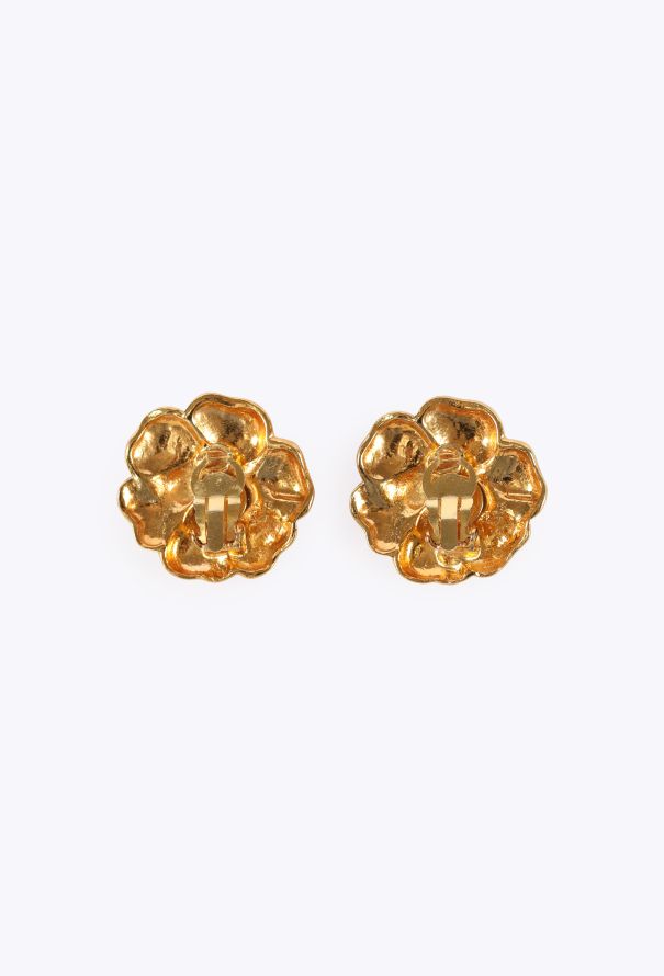 Chanel Camélia Clip Earrings, 1990s - 5