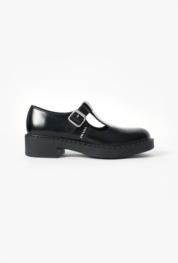 Prada Mary Jane Platform Loafers - 1
