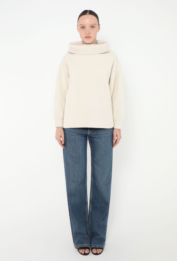 Alaïa 2021 Turtleneck Ribbed Sweater - 5