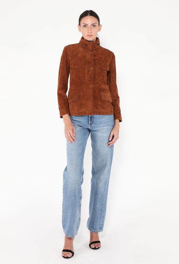 Loro Piana Mini Suede Traveller Jacket - 1