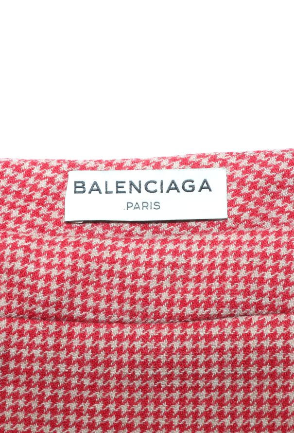 Balenciaga F/W 2016 Houndstooth Fluted Skirt - 7