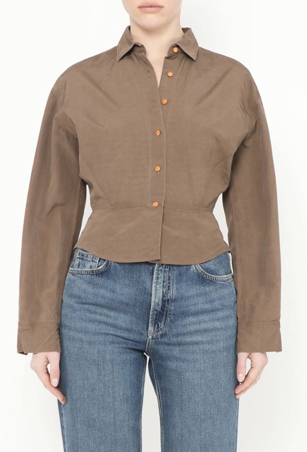Alaïa S/S 1987 Cinched Peplum Top - 1