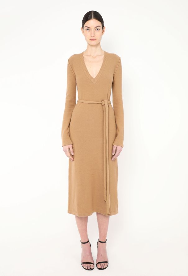Chloé F/W 2015 Belted Cashmere Dress - 4 Chloé F/W 2015 Belted Cashmere Dress - 4