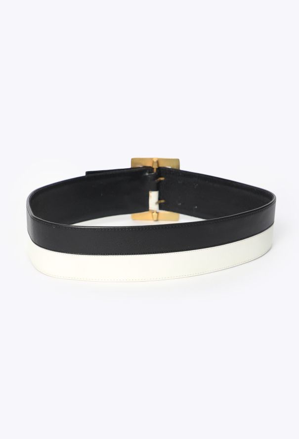 Chanel ICONIC S/S 1995 Bicolor Belt - 5