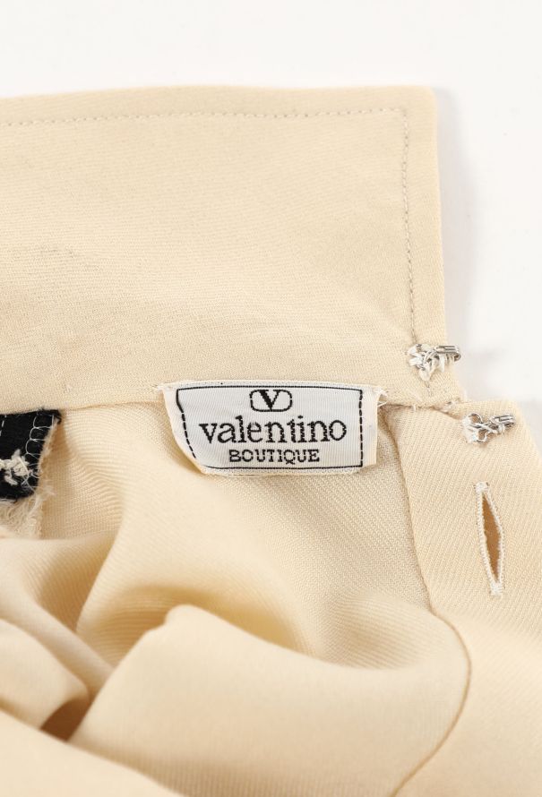 Valentino Vintage Bicolor Crêpe Blouse - 5