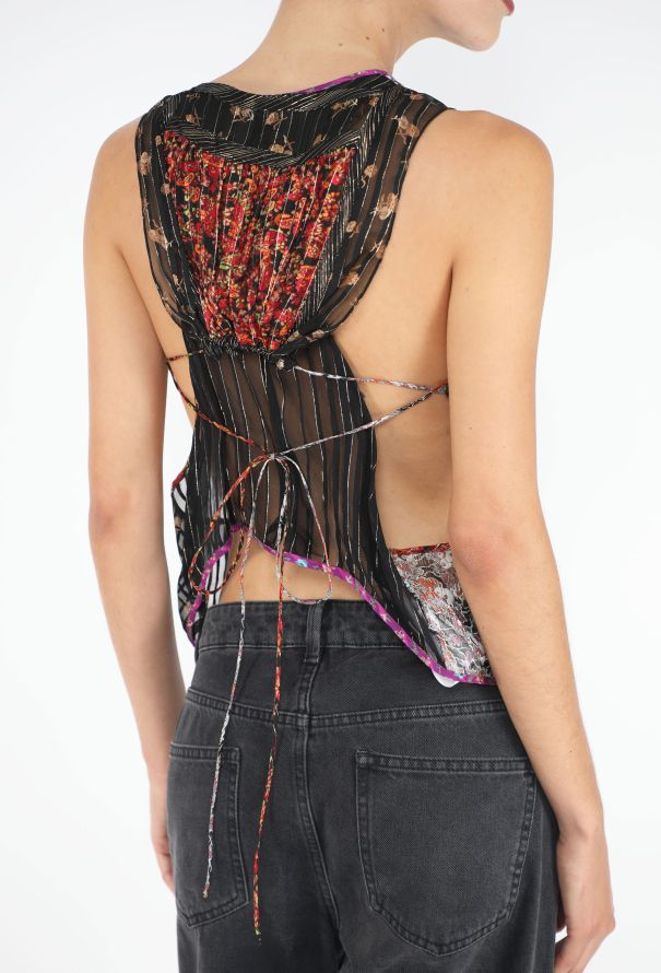 Balenciaga ICONIC S/S 2002 Le Dix Patchwork Top - 2