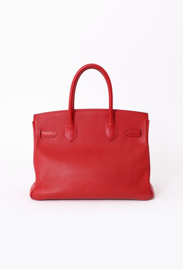Hermès Red Epsom Birkin 30 - 4 Hermès Red Epsom Birkin 30 - 4