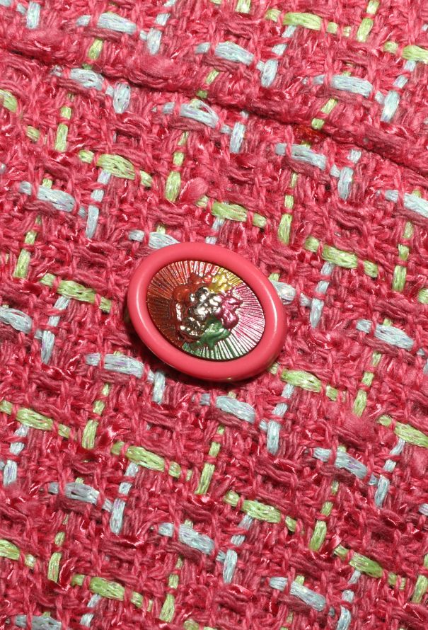 Chanel 2017 Pleated Lamé Tweed Skirt - 7