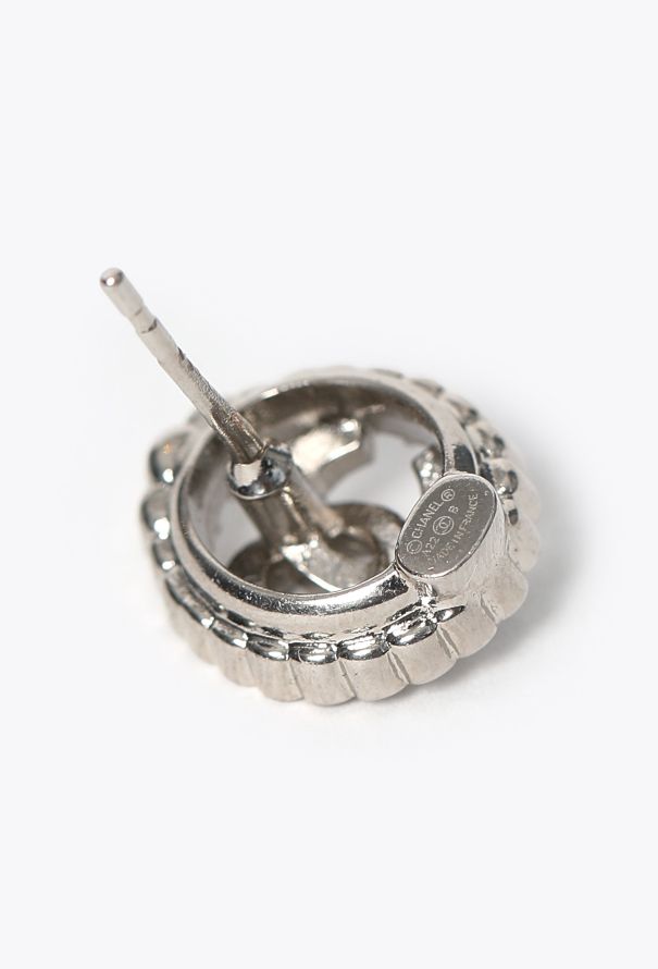 Chanel 2022 Oval Strass 'CC' Earrings - 3