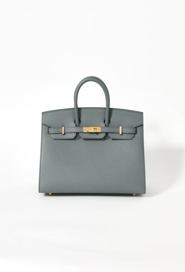 Birkin 25 vert amande clearance