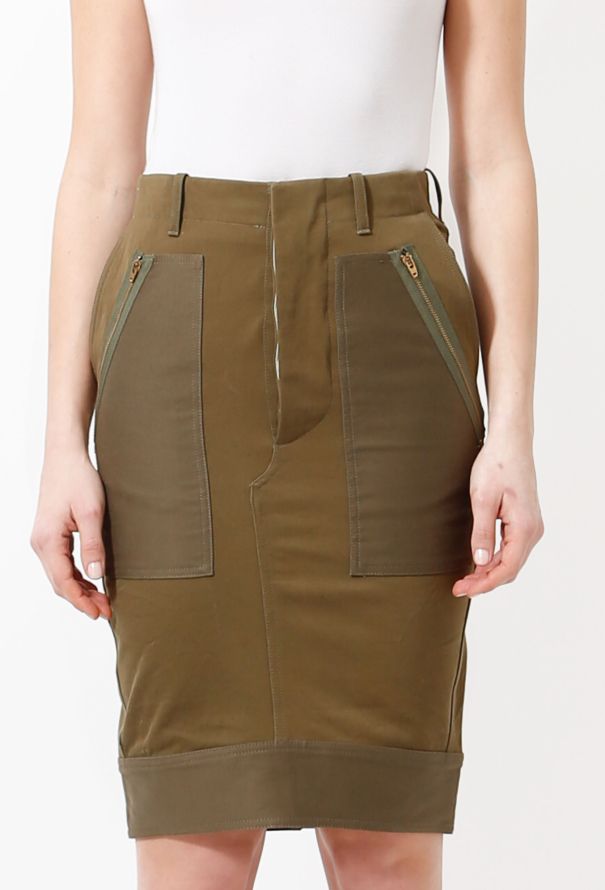 Céline Resort 2010 Army Skirt - 3 Céline Resort 2010 Army Skirt - 3