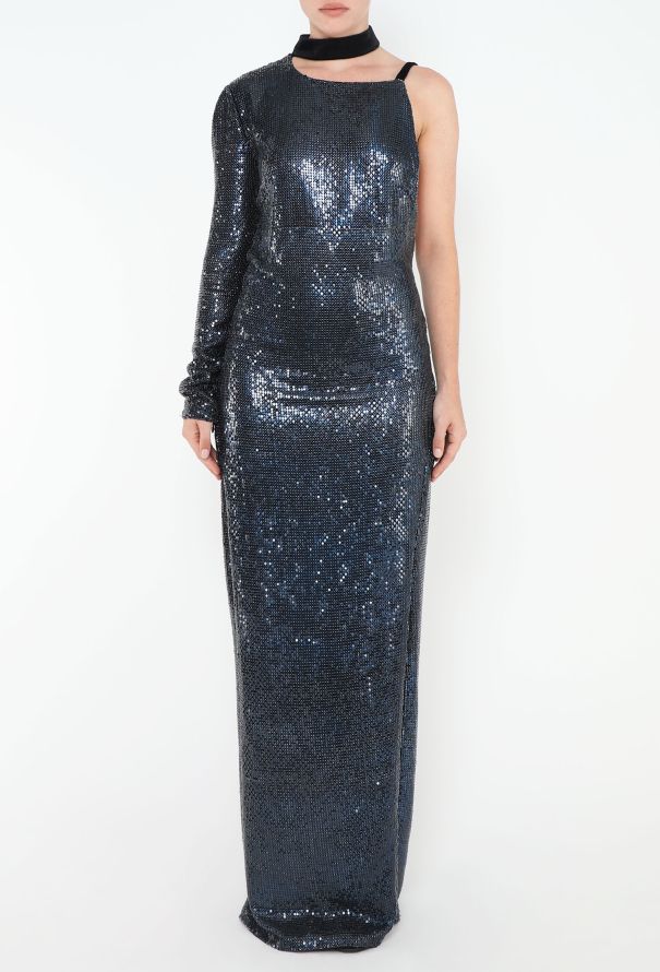 Tom Ford One-Shoulder Mesh Chainmail Gown - 3 Tom Ford One-Shoulder Mesh Chainmail Gown - 3