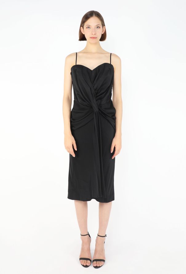 Dior Charmeuse Draped Bustier Dress, 2008 - 4