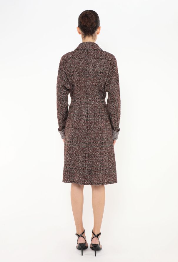Chanel 2014 Tweed Collared Dress - 5