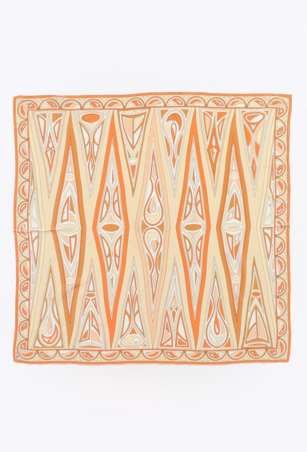 Emilio Pucci '70s Abstract Printed Silk Scarf - 1