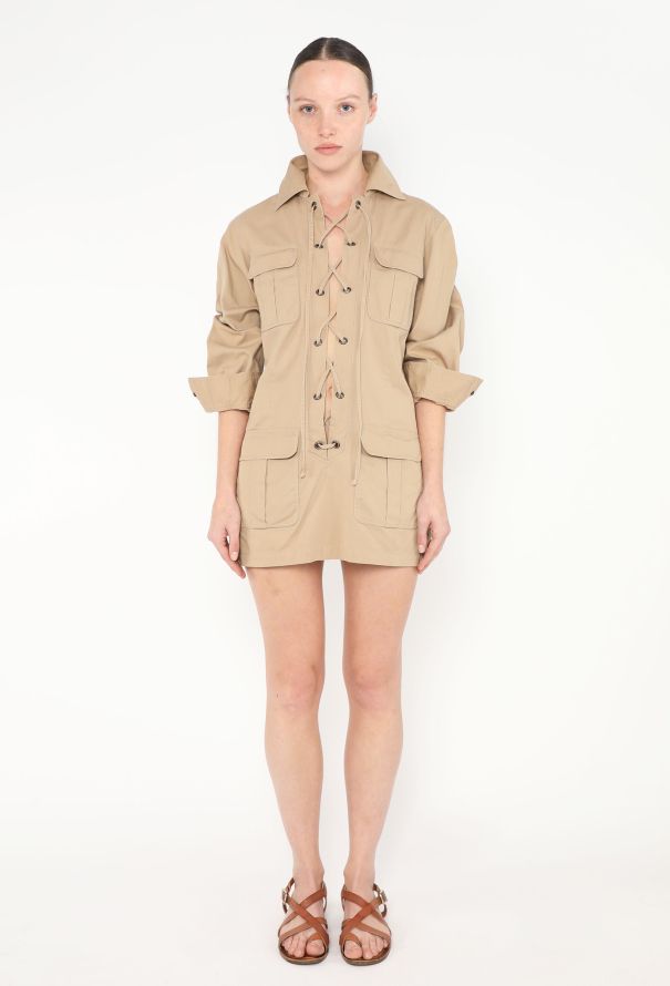 Saint Laurent Saharan Lace-Up Tunic,  1969 - 6