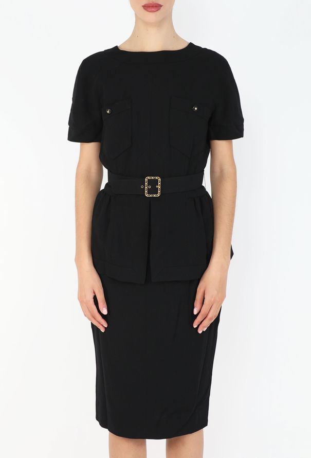 Chanel Belted Peplum Skirt Ensemble, 1995 - 4
