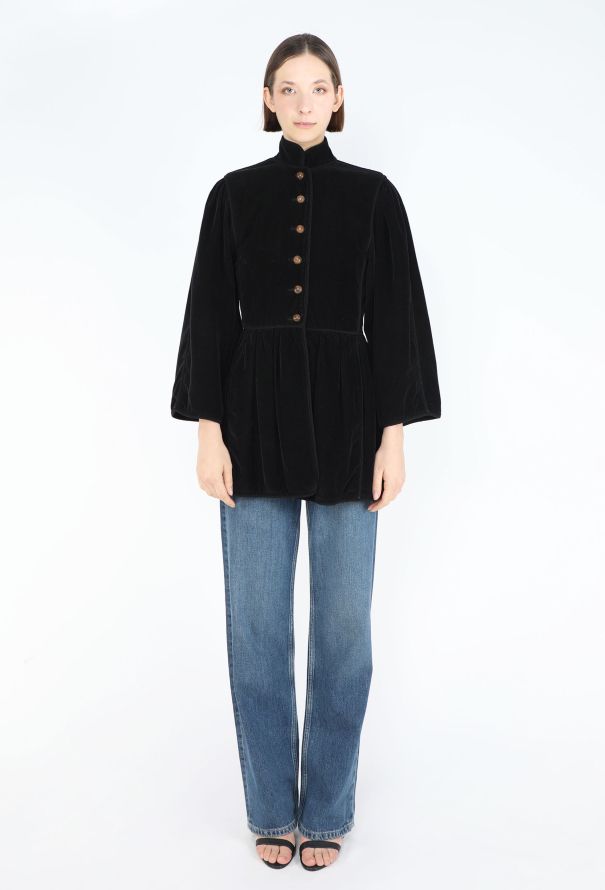 Saint Laurent COLLECTOR 1976 Russian Corduroy Passementerie Jacket - 2