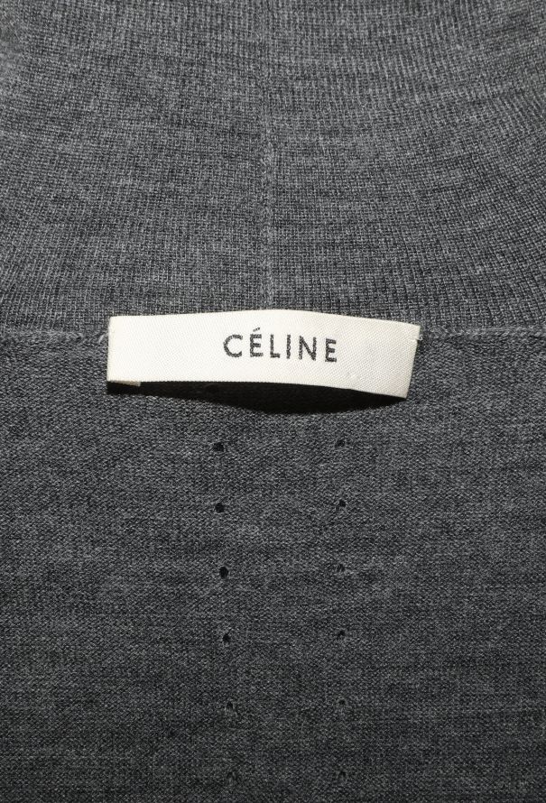 Céline Perforated Turtleneck Sweater - 4