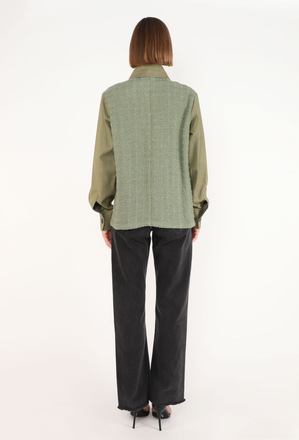 Chanel Cuba Tweed Military Shirt, Resort 2017 - 6