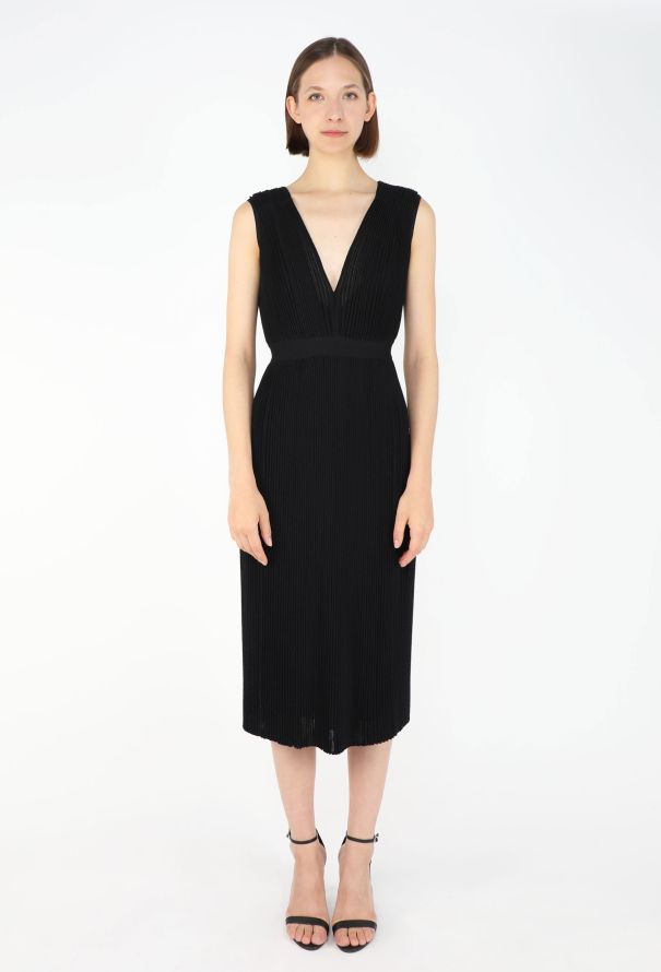 Dior F/W 2020 Pleated Silk Dress - 4