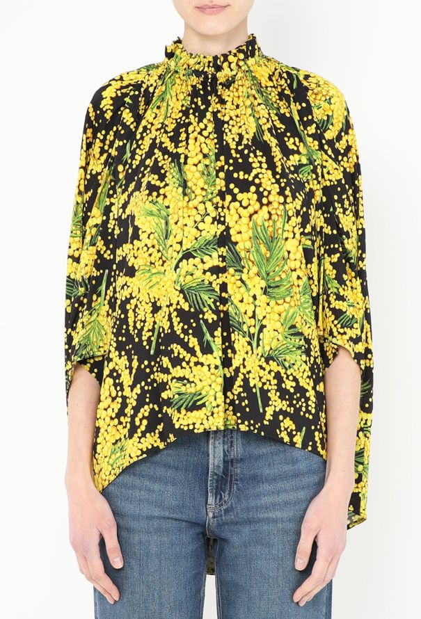 Balenciaga F/W 2020 Draped Floral Tunic - 1