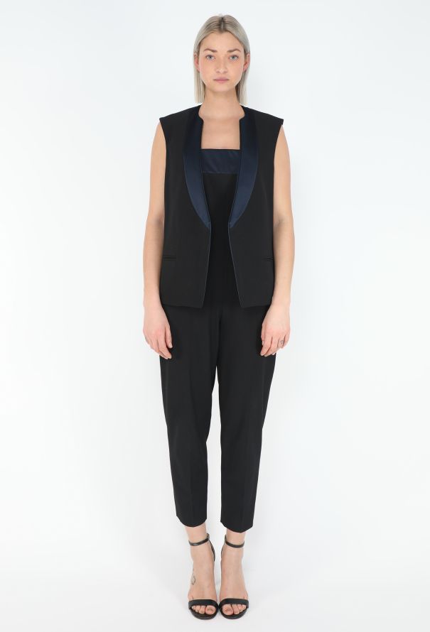 Saint Laurent 2007 Custom Smoking Jumpsuit Ensemble - 1