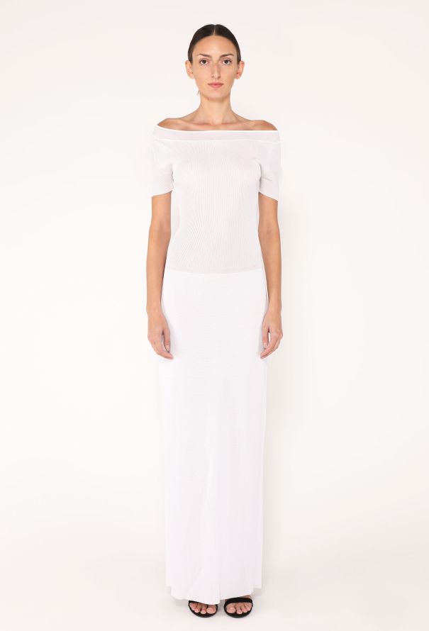 Khaite 2024 Basile Off-Shoulder Dress - 1 Khaite 2024 Basile Off-Shoulder Dress - 1