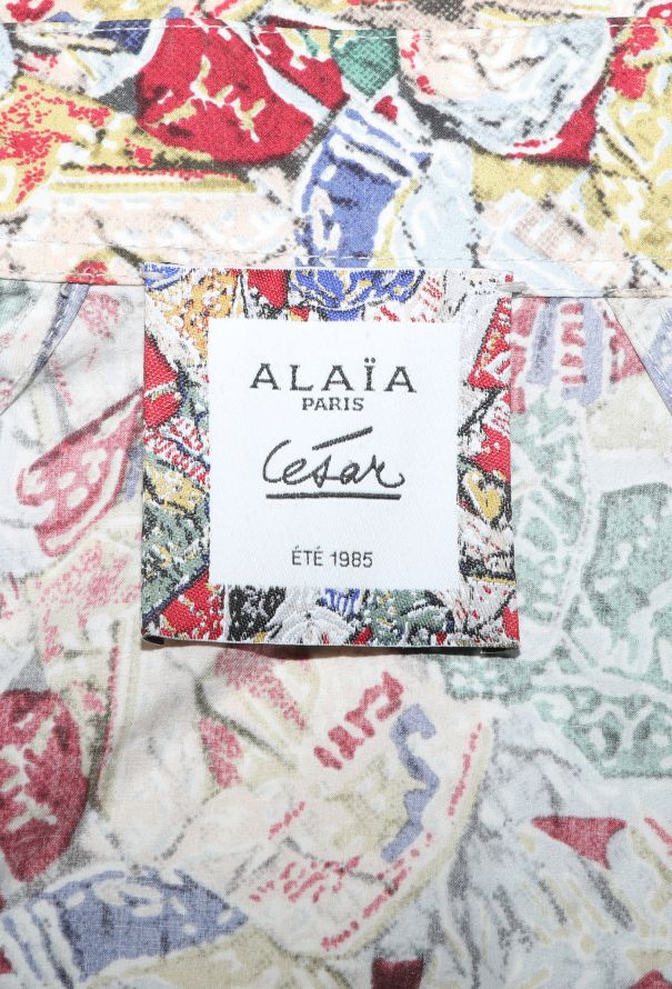 Alaïa 2019 Re-Edition '85 x César Printed Shirt - 8