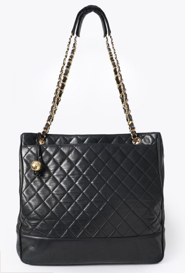 Chanel Vintage Quilted Tote Bag - 1